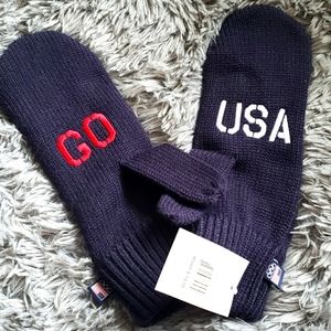 Go USA Olympics mittens.